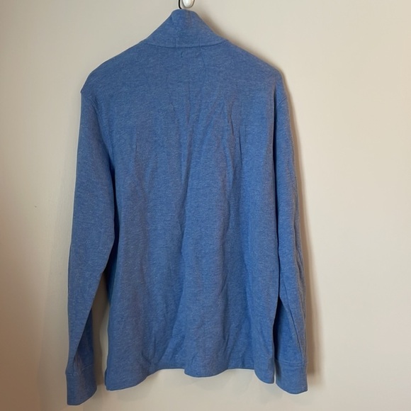 Polo Ralph Lauren Blue Label Men SZ M Pullover Shirt Light Blue Estate Rib - Picture 8 of 10